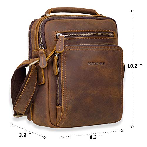 Leather Messenger Bag for Men - Crossbody Bag for Business - Leather Messenger Bag for Men - Crossbody Bag for Business - Travelking