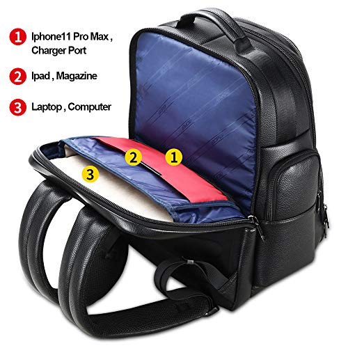 Genuine Leather Backpack for Men - Business travel - Laptop - Genuine Leather Backpack for Men - Business travel - Laptop - Travelking