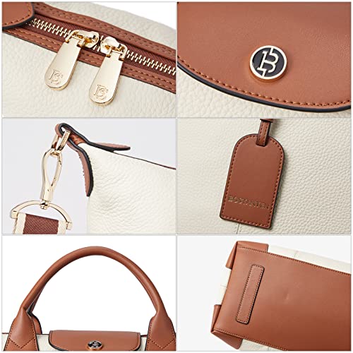 BOSTANTEN Weekender Bags for women Large Duffel Leather Travel Tote - BOSTANTEN Weekender Bags for women Large Duffel Leather Travel Tote - Travelking