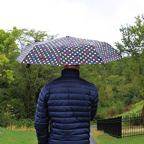 Totes Titan Compact Travel Umbrella - UV Sun Protection, Windproof - Totes Titan Compact Travel Umbrella - UV Sun Protection, Windproof - Travelking