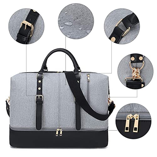 Weekender Carry On Tote Duffel Overnight Bag for Men and Women - Weekender Carry On Tote Duffel Overnight Bag for Men and Women - Travelking