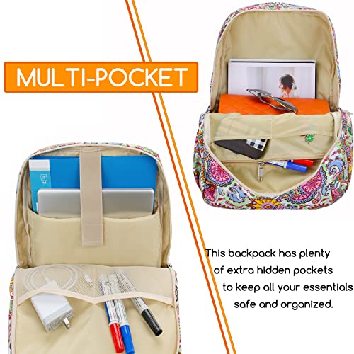Large Colorful Women's Backpack for Travel, Leisure, School - Large Colorful Women's Backpack for Travel, Leisure, School - Travelking