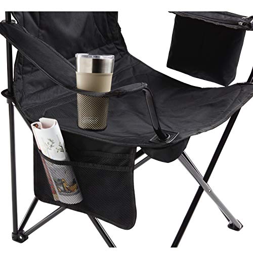 Coleman Camp Chair with 4-Can Cooler | Folding Beach Chair - Coleman Camp Chair with 4-Can Cooler | Folding Beach Chair - Travelking
