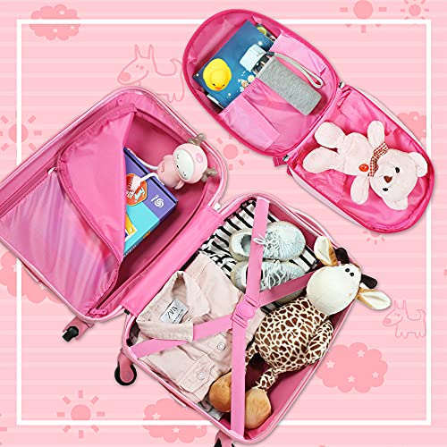 Sandinrayli Kid's Luggage Set with Spinner Wheels - Sandinrayli Kid's Luggage Set with Spinner Wheels - Travelking