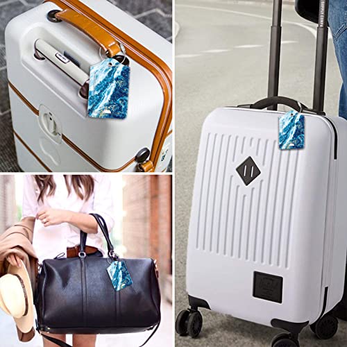 2 Pcs Luggage Tags, Fintie Privacy Cover ID Label with Stainless Steel - 2 Pcs Luggage Tags, Fintie Privacy Cover ID Label with Stainless Steel - Travelking