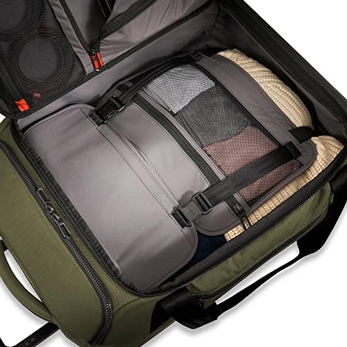 Briggs & Riley ZDX Upright Rolling Duffel Bag, Hunter, Carry-On - Briggs & Riley ZDX Upright Rolling Duffel Bag, Hunter, Carry-On - Travelking