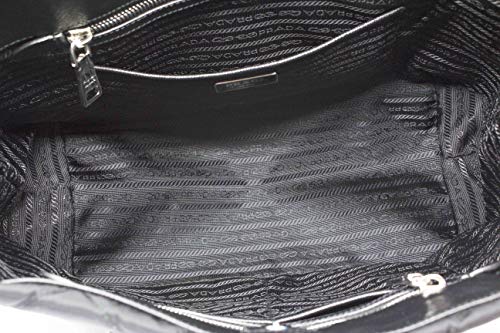 Prada Midnight Black Quilted Tessuto Chain Designer Shoulder Tote - Prada Midnight Black Quilted Tessuto Chain Designer Shoulder Tote - Travelking