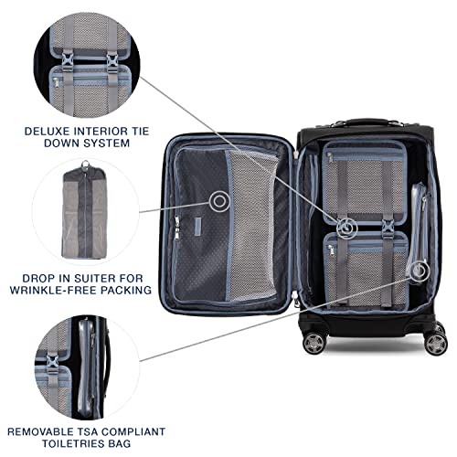 Travelpro Platinum Elite Softside Expandable Luggage, 8 Wheel - Travelpro Platinum Elite Softside Expandable Luggage, 8 Wheel - Travelking