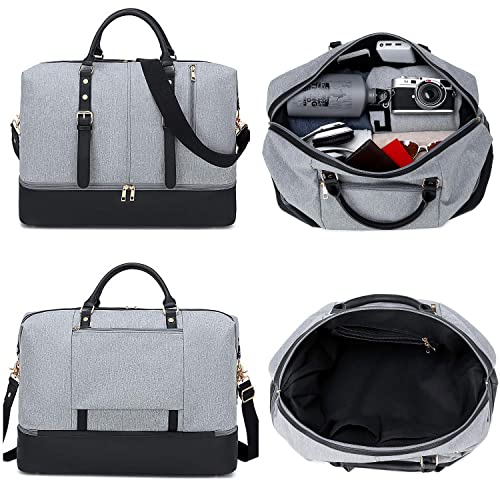 Weekender Carry On Tote Duffel Overnight Bag for Men and Women - Weekender Carry On Tote Duffel Overnight Bag for Men and Women - Travelking