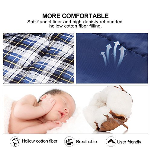 REDCAMP Outdoors Cotton Flannel Sleeping bag for Camping - REDCAMP Outdoors Cotton Flannel Sleeping bag for Camping - Travelking