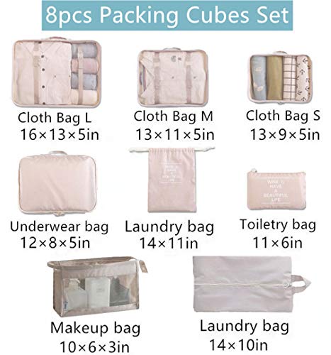 OEE Luggage Packing Organizers Packing Cubes Set for Travel … - OEE Luggage Packing Organizers Packing Cubes Set for Travel … - Travelking