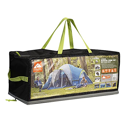 Dome Tent Ozark Trail 10-Person Family Camping Tent with 3 Rooms - Dome Tent Ozark Trail 10-Person Family Camping Tent with 3 Rooms - Travelking