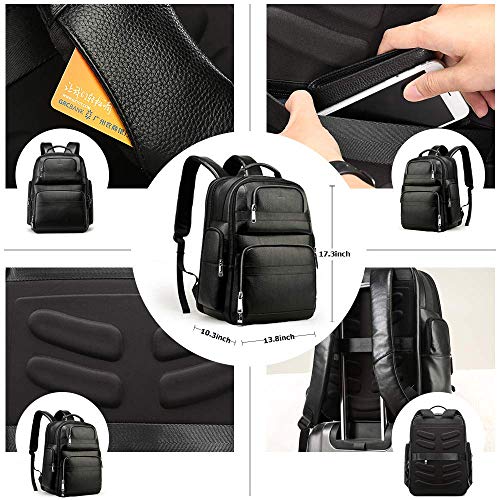 Genuine Leather Backpack for Men - Business travel - Laptop - Genuine Leather Backpack for Men - Business travel - Laptop - Travelking