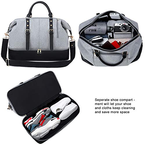 Weekender Carry On Tote Duffel Overnight Bag for Men and Women - Weekender Carry On Tote Duffel Overnight Bag for Men and Women - Travelking