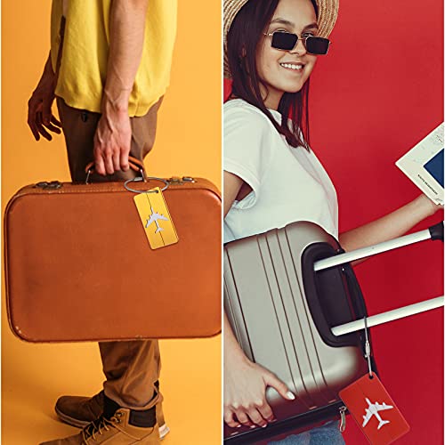 10 Piece Aluminum Luggage Tags - Mixed Colors - 10 Piece Aluminum Luggage Tags - Mixed Colors - Travelking