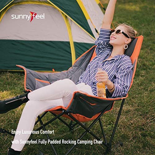 Oversized Heated Camping Chair Hot Seat, Folding Rocking Chair - Oversized Heated Camping Chair Hot Seat, Folding Rocking Chair - Travelking