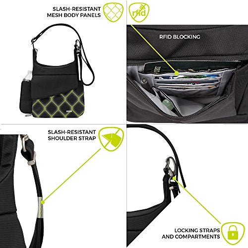 Travelon Women's Anti-Theft Classic Messenger Bag - Black - Travelon Women's Anti-Theft Classic Messenger Bag - Black - Travelking