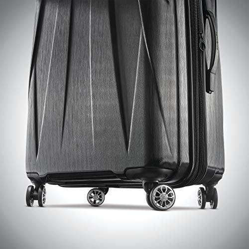 Samsonite Centric 2 Hardside Expandable Luggage with Spinners, Black, Carry-On 20"