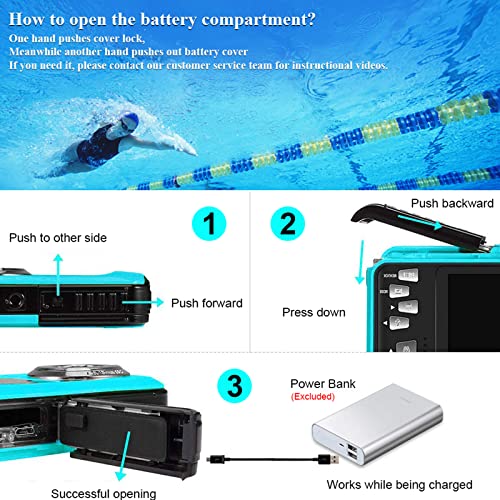 Waterproof Camera Underwater Camera 10FT Dual Screens Selfie - Waterproof Camera Underwater Camera 10FT Dual Screens Selfie - Travelking