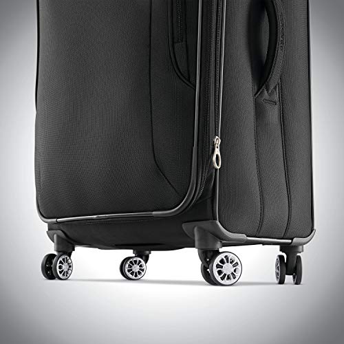 Samsonite Ascella X Softside Expandable Luggage with Spinner Wheels, Black - Samsonite Ascella X Softside Expandable Luggage with Spinner Wheels, Black - Travelking