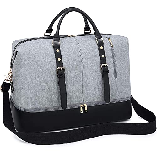 Weekender Carry On Tote Duffel Overnight Bag for Men and Women - Weekender Carry On Tote Duffel Overnight Bag for Men and Women - Travelking