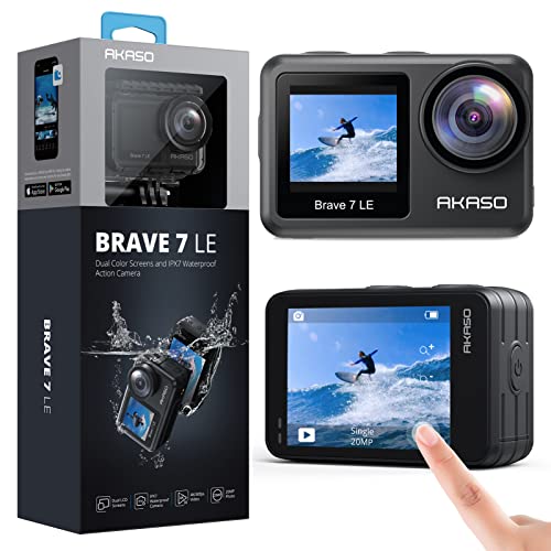 AKASO Brave 7 LE 4K30FPS 20MP WiFi Action Camera - AKASO Brave 7 LE 4K30FPS 20MP WiFi Action Camera - Travelking