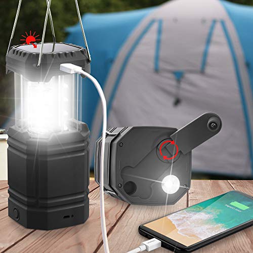 3000 Large Capacity Hand Crank Solar Camping Lantern - 3000 Large Capacity Hand Crank Solar Camping Lantern - Travelking