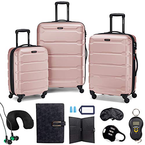 Samsonite Omni Hardside Nested Luggage Spinner Set, Pink - Samsonite Omni Hardside Nested Luggage Spinner Set, Pink - Travelking