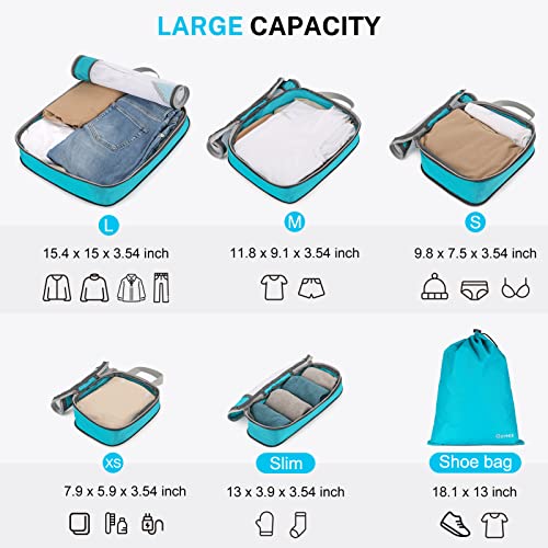 Gonex Compression Packing Cubes Mesh Organizers - Gonex Compression Packing Cubes Mesh Organizers - Travelking