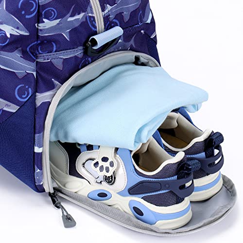 Kids Shark Duffel Bag For Travel, Sports, leisure, Camping - Kids Shark Duffel Bag For Travel, Sports, leisure, Camping - Travelking