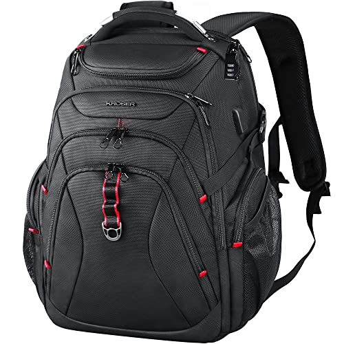 KROSER Travel Laptop Backpack 17.3 Inch XL Computer Backpack - KROSER Travel Laptop Backpack 17.3 Inch XL Computer Backpack - Travelking