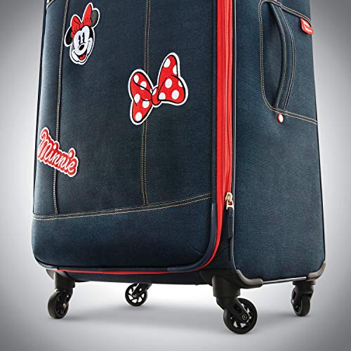 American Tourister Disney Softside Luggage, Minnie Mouse, Denim - American Tourister Disney Softside Luggage, Minnie Mouse, Denim - Travelking