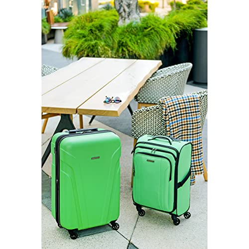 American Tourister Troupe Hardside and Softside, Garden Mint, 4PC - American Tourister Troupe Hardside and Softside, Garden Mint, 4PC - Travelking