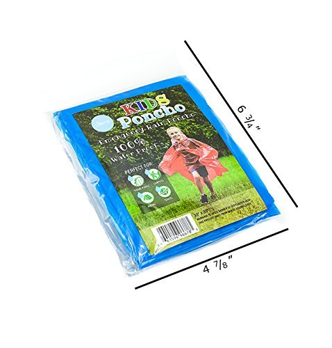 20 Pack Family Rain Ponchos | Disposable Emergency Ponchos | Travel | Hiking - 20 Pack Family Rain Ponchos | Disposable Emergency Ponchos | Travel | Hiking - Travelking