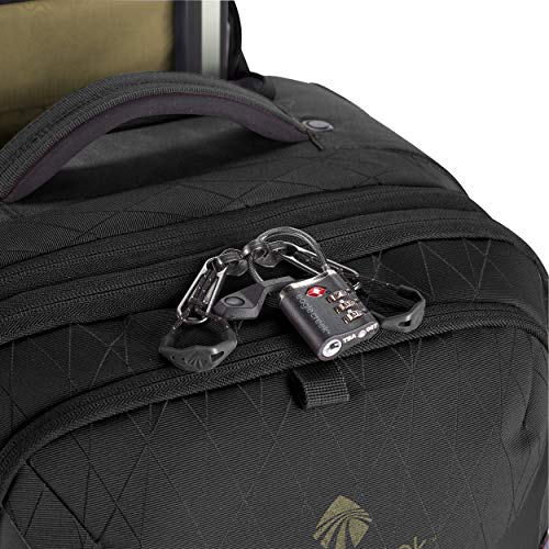 eagle creek Gear Warrior Carry Luggage Softside 4-Wheel Suitcase, Jet Black, 22"