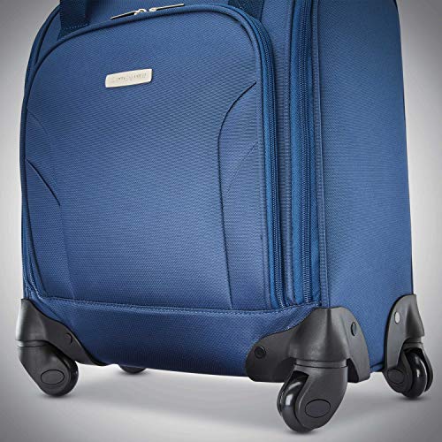 Samsonite Underseat Carry-On Spinner with USB Port, Ocean - Samsonite Underseat Carry-On Spinner with USB Port, Ocean - Travelking