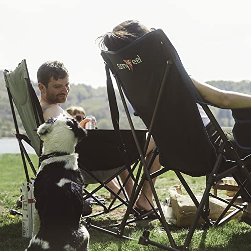 Oversized Heated Camping Chair Hot Seat, Folding Rocking Chair - Oversized Heated Camping Chair Hot Seat, Folding Rocking Chair - Travelking
