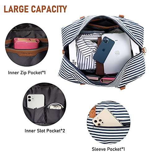 Canvas Weekender Duffel Bag, With Shoe Compartment, Toiletry Bag - Canvas Weekender Duffel Bag, With Shoe Compartment, Toiletry Bag - Travelking
