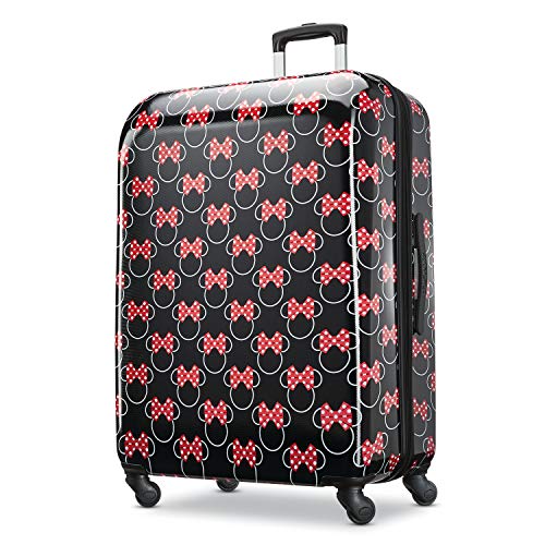 American Tourister Disney Hardside Luggage with Spinner Wheels, Minnie Mouse, 28"