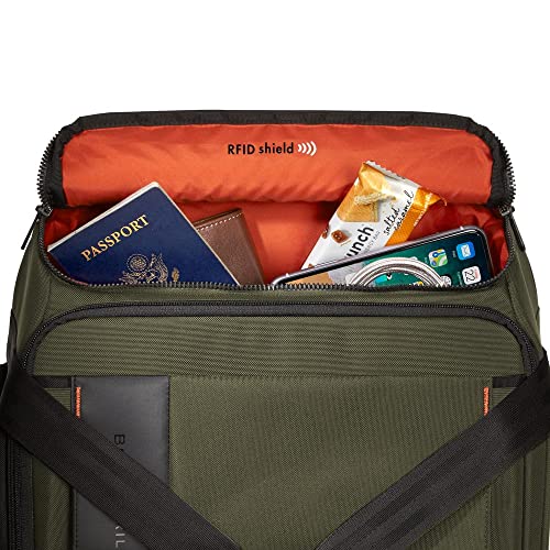Briggs & Riley ZDX Upright Rolling Duffel Bag, Hunter, Carry-On - Briggs & Riley ZDX Upright Rolling Duffel Bag, Hunter, Carry-On - Travelking