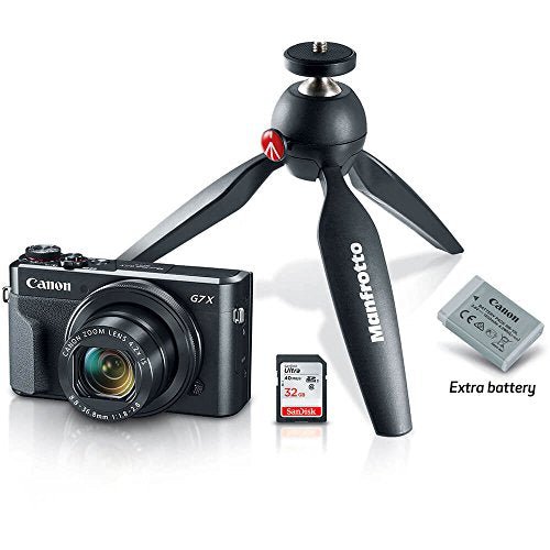 Canon PowerShot G7X Mark II Digital Camera, Video Creator Kit - Canon PowerShot G7X Mark II Digital Camera, Video Creator Kit - Travelking