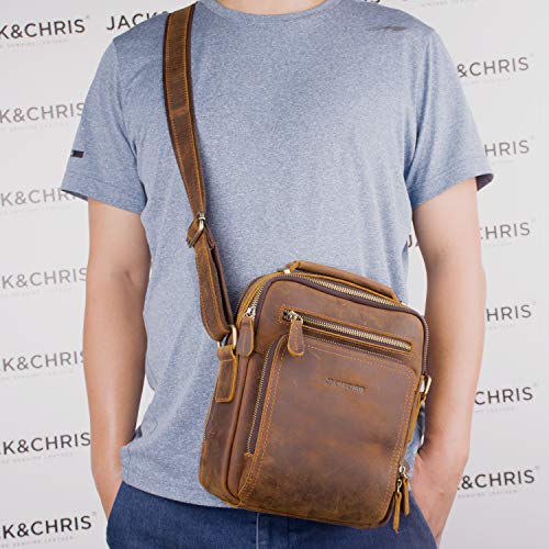 Leather Messenger Bag for Men - Crossbody Bag for Business - Leather Messenger Bag for Men - Crossbody Bag for Business - Travelking
