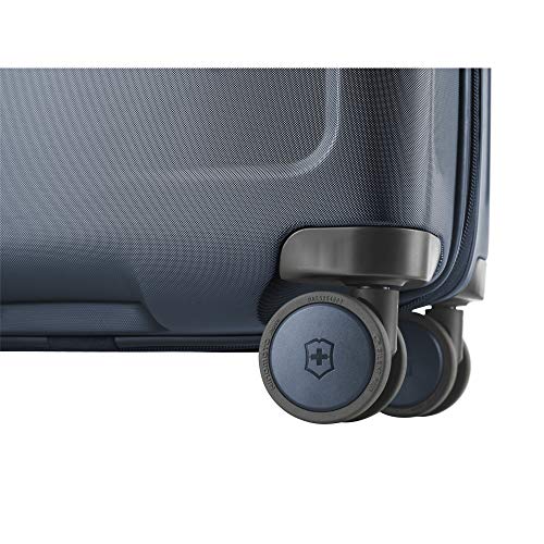 Victorinox Connex Expandable Medium Hardside Suitcase with ID Tag, Deep Lake - Victorinox Connex Expandable Medium Hardside Suitcase with ID Tag, Deep Lake - Travelking
