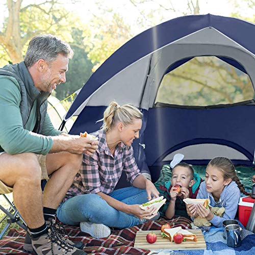Pacific Pass Camping Tent 4 Person Family Dome Tent - Pacific Pass Camping Tent 4 Person Family Dome Tent - Travelking