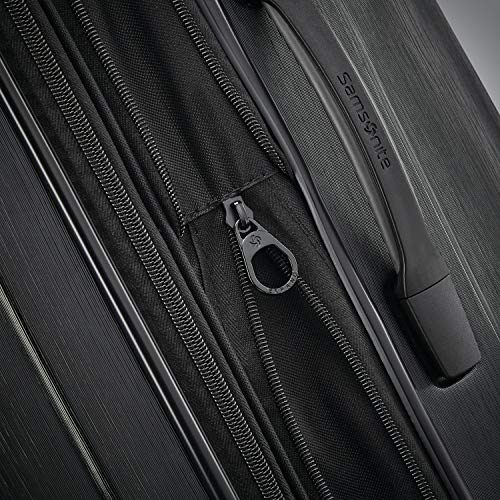 Samsonite Centric 2 Hardside Expandable Luggage with Spinners, Black, Carry-On 20"