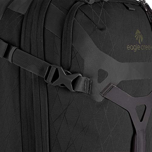 eagle creek Gear Warrior Carry Luggage Softside 4-Wheel Suitcase, Jet Black, 22"