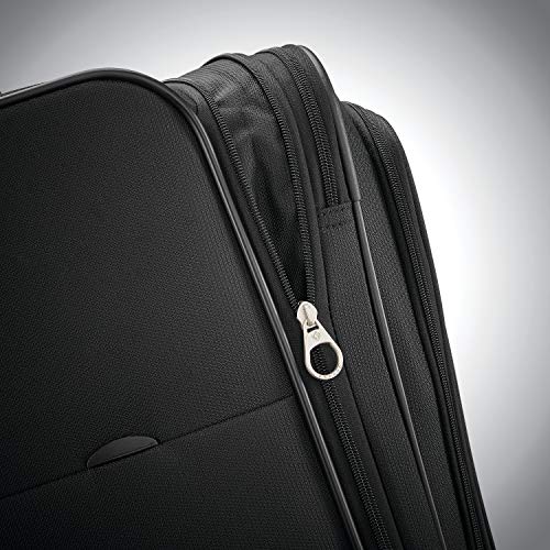 Samsonite Ascella X Softside Expandable Luggage with Spinner Wheels, Black - Samsonite Ascella X Softside Expandable Luggage with Spinner Wheels, Black - Travelking