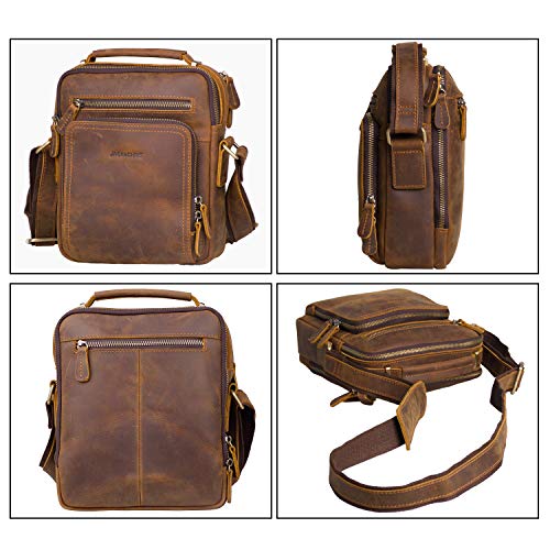 Leather Messenger Bag for Men - Crossbody Bag for Business - Leather Messenger Bag for Men - Crossbody Bag for Business - Travelking