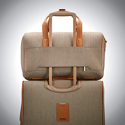 Hartmann Deluxe Weekend Duffel, Terracotta Herringbone - Hartmann Deluxe Weekend Duffel, Terracotta Herringbone - Travelking