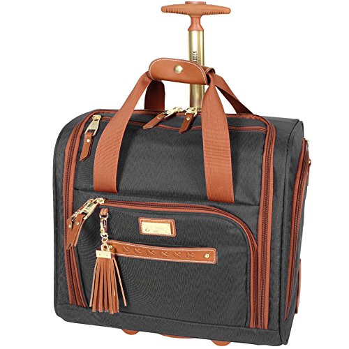 Steve Madden Designer 15 Inch Carry on Suitcase- Small Weekender - Steve Madden Designer 15 Inch Carry on Suitcase- Small Weekender - Travelking